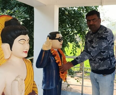 बाबा साहेब के पदचिन्हों पर एकजुटता के साथ चलने का संकल्प लिया