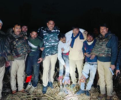 पुलिस गौ तस्कर के बीच मुठभेड़ तीन बदमाशों के पैर में गोली लगी