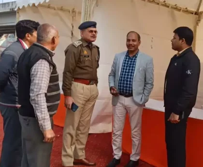 महाकुम्भ मेले में बस्ती के यात्रियों के सुगम एवं सुरक्षित परिवहन यात्रा हेतु एक अस्थायी बस अड्डे का निर्माण