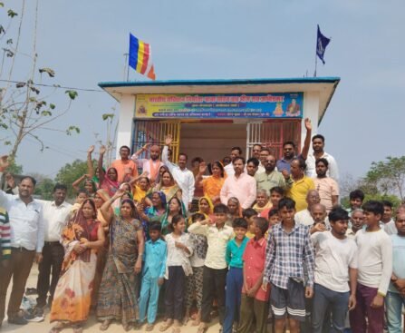 नगर पंचायत नगर में धूमधाम से मनाई गई डॉ. भीमराव अंबेडकर की 134वीं जयंती