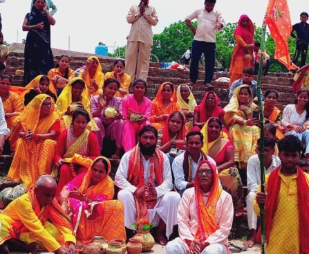 हनुमान गढ़ी सम्मय माता मन्दिर कठार जंगल में नौ दिवसीय संगीतमय कथा का आयोजन