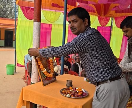 शिक्षा चौपाल में निपुण भारत मिशन पर अभिभावकों को किया गया जागरूक