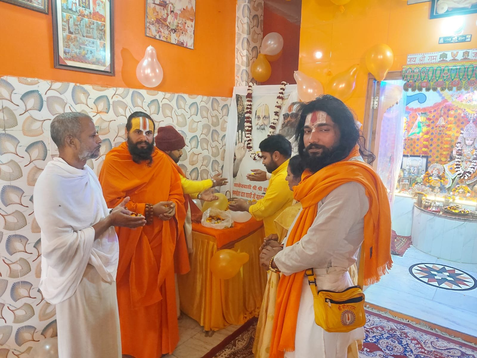 अयोध्या धाम में श्री राम मनोहर दास की तृतीय पुण्यतिथि पर श्रद्धांजलि सभा आयोजित