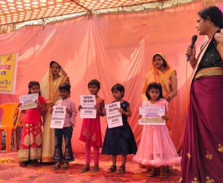 कप्तानगंज के खदरा विद्यालय में नवारंभ व वार्षिक उत्सव धूमधाम से संपन्न