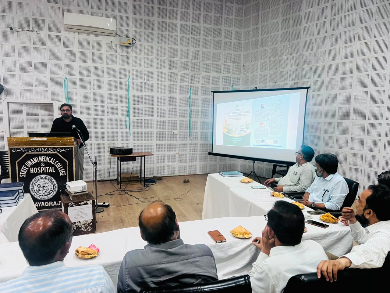यूनानी चिकित्सा अनुसंधान पर आधारित पुस्तक का विमोचन